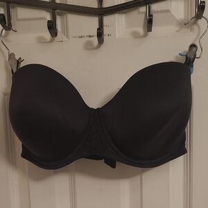Bali Classic Black Strapless Bra